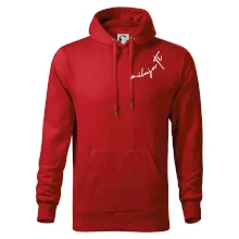 Mikina miluju tě s datumem na rukávu