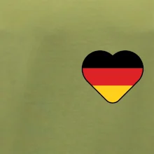 Germany love malé - Německá vlajka
