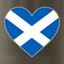 Skotské srdce na prso