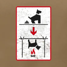 Tričko pro odpůrce sraní na chodníku