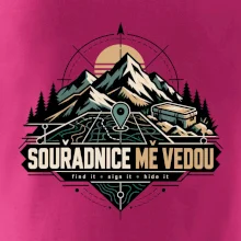Souřadnice mě vedou horská mapa