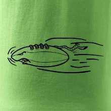 Americký fotbal letící míč