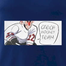 Czech hockey team animovaná postava