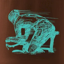 Silniční cyklista zadek