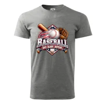 Baseballová pálka s rukavicí eat sleep repeat
