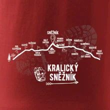 Profil kopců - Kralický Sněžník