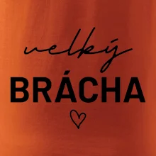 Velký brácha - nápis na prsou