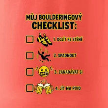 Můj boulderingový checklist