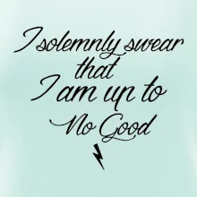 I solemnly swear that I'm up to no good