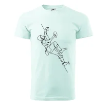 Lezecká stěna jedním tahem