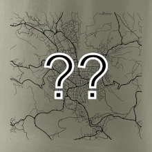 Mapy měst černobílé - Vaše město