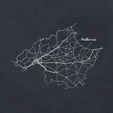 Mallorca - silniční mapa