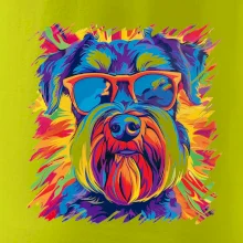 Knírač barevný styl 70s