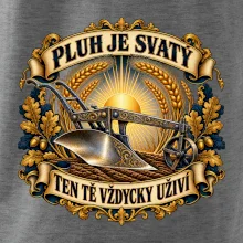 Posvátný pluh s pšeničnou svatozáří