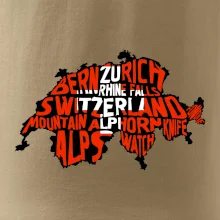 Mapy - názvy měst - Švýcarsko