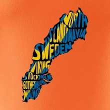 Mapy - názvy měst - Švédsko