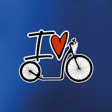 I love koloběžka velké a malé kolo
