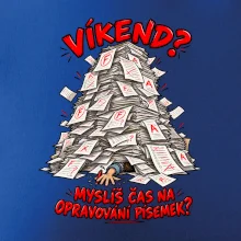 Víkend učitele pod hromadou písemek k opravě