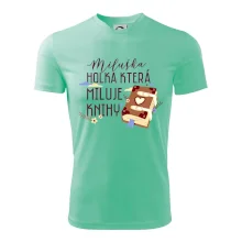 Kniha - Holka, která miluje knihy -  Vaše jméno