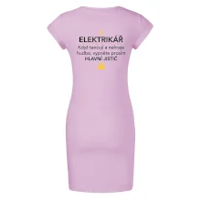 Elektrikář - hlavní jistič - Nápis na zádech