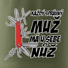 Každý správný muž, má u sebe nůž Každý správný muž, má u sebe nůž