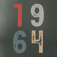 Vintage číslice 1964 Vintage číslice 1964