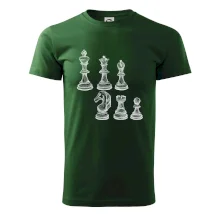 Šachové figurky kreslené