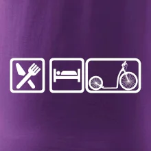 Eat sleep koloběžka velké a malé kolo