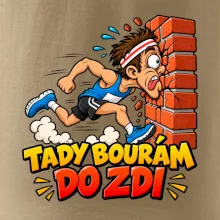 Maratonec tady bourám do zdi
