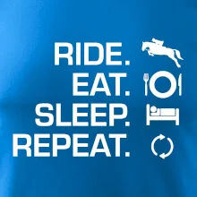 Ride Eat Sleep Repeat koně