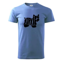 Jorkšírský teriér - Yorkie - Nápis v těle
