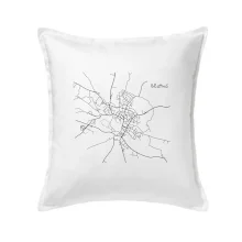 Černobílá mapa Blatná