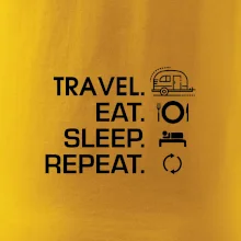 Eat sleep travel - Malý přívěs