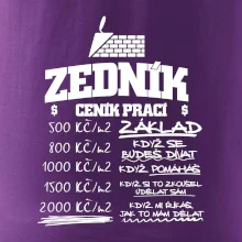Ceník zedníka - cena za metr