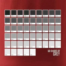 50 barevných odstínů šedi