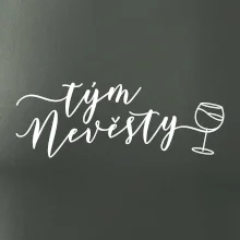 Tým nevěsty červené víno