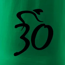 Cyklista slaví třicítku (30)