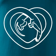 Jezevčík srdce - obrys