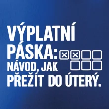 VÝPLATNÍ PÁSKA: Návod, jak přežít do úterý