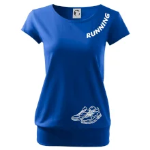 Running nápis šikmo