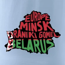 Mapy - názvy měst - Bělorusko