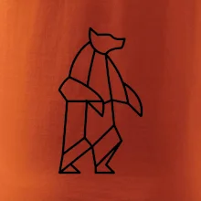 Geometrie lední medvěd stojící