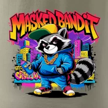 Mýval - masked bandit grafitti