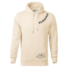 Running nápis šikmo