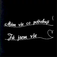 Srdce mám vše co potřebuji