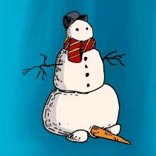 Sněhulák se spadlým nosem