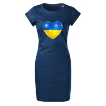 Ukrajina srdce vlajka