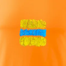 Turistická Cyklo značka - žluto modrá