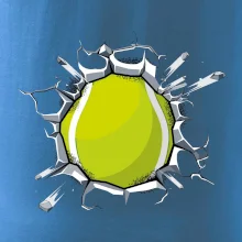 Tenisový míč v triku