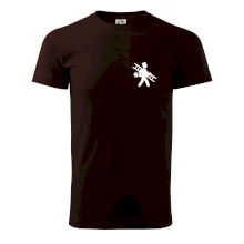 Kominík logo + nápis na zádech